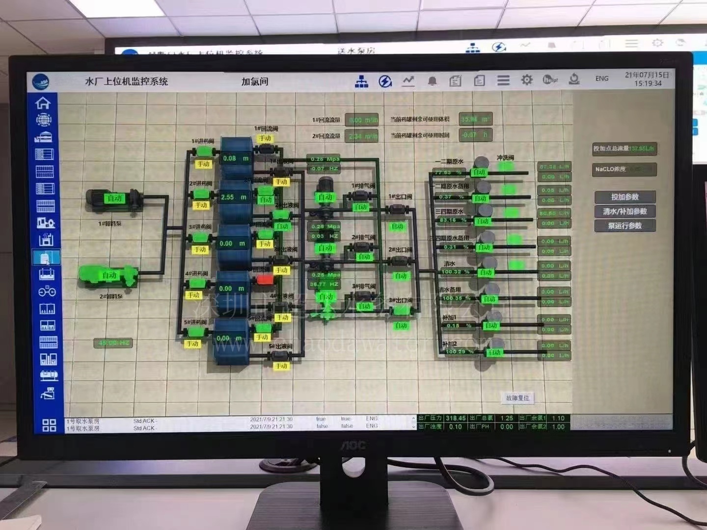 污水厂中控室上位机_污水厂 SCADA 上位机.jpg